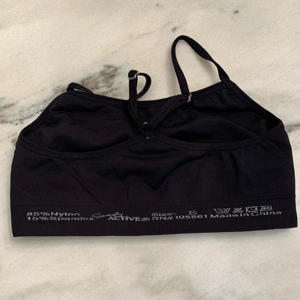 Simply Active • Black Sports Bra - Picture 5 of 5